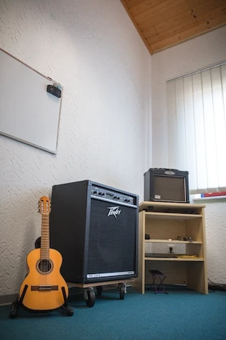 Unterrichtsraum in der Musikschule Polch.