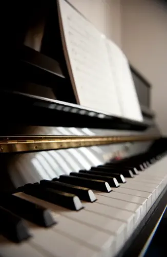 Klavier Detailansicht