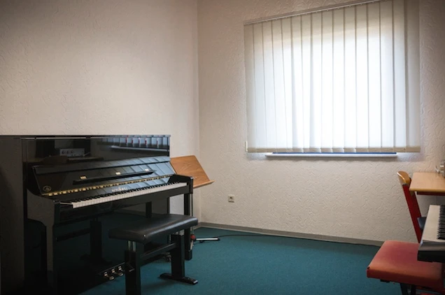 Unterrichtsraum für Klavier in der Musikschule Polch
