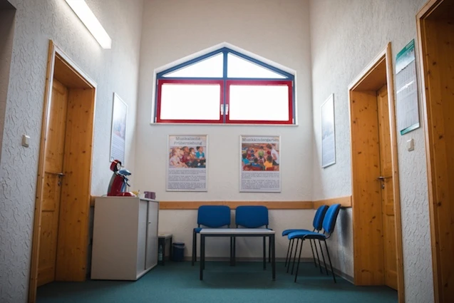 Aufenthaltsbereich der Musikschule Polch.