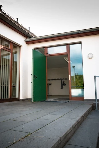 Eingangstür der Musikschule Weiler.